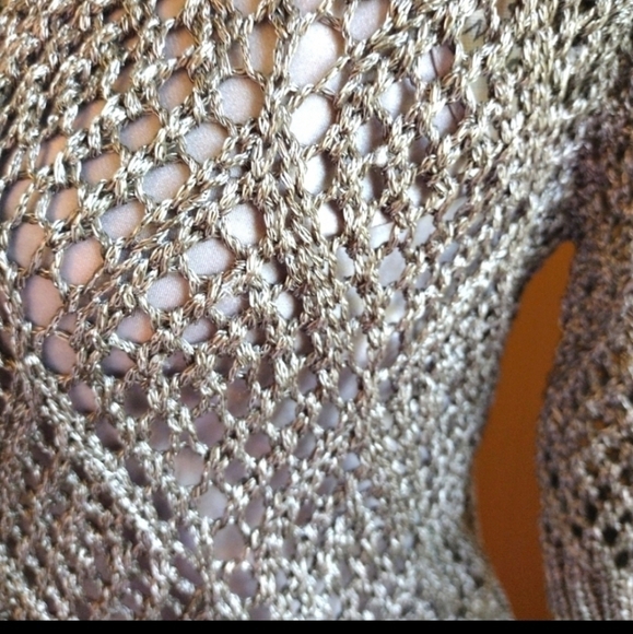 Will Smith Gray/Silver Metallic Sweater & Matching Camisole - Picture 4 of 7